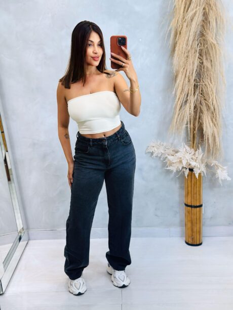 calça wide leg