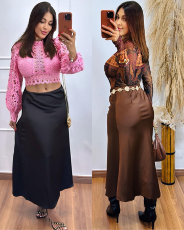 Saia Midi Cetim