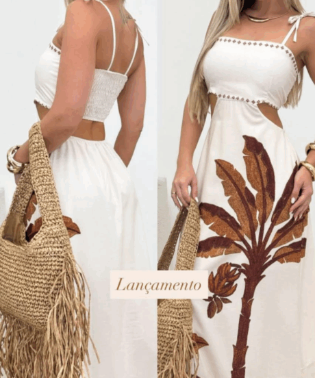 vestido longo OFF