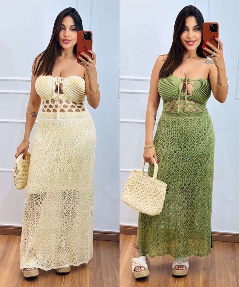 Vestido Longo Tricot Modal