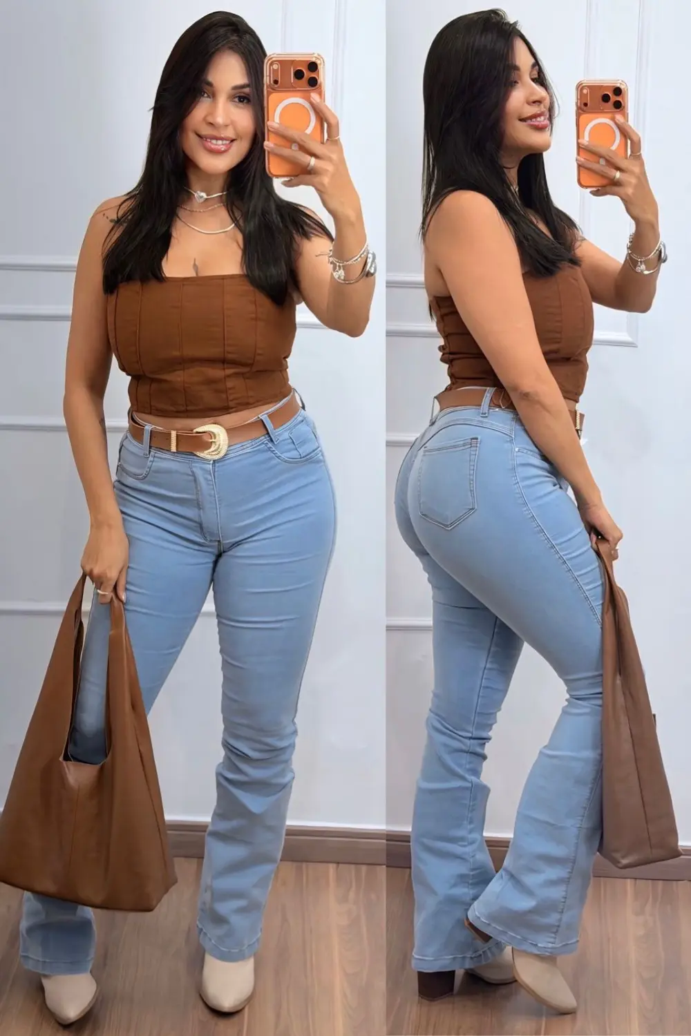 calça flare feminina 2026 elegante
