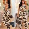 calça cow print feminina estampa vaquinha elegante
