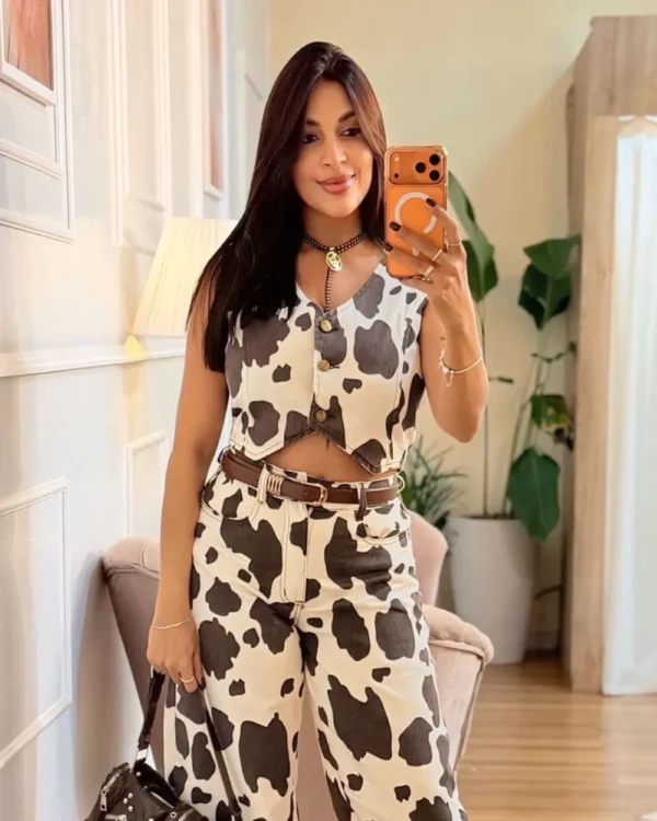 colete-vaquinha-3 colete jeans cow print feminino estiloso