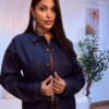 jaqueta-jeans-oversize jaqueta jeans oversized feminina azul escuro