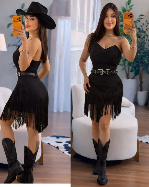 vestid-curto-bengaline vestido curto bengaline franjas