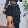 saia midi renda premium