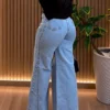 Calça Pantalona Jeans Clara Feminina
